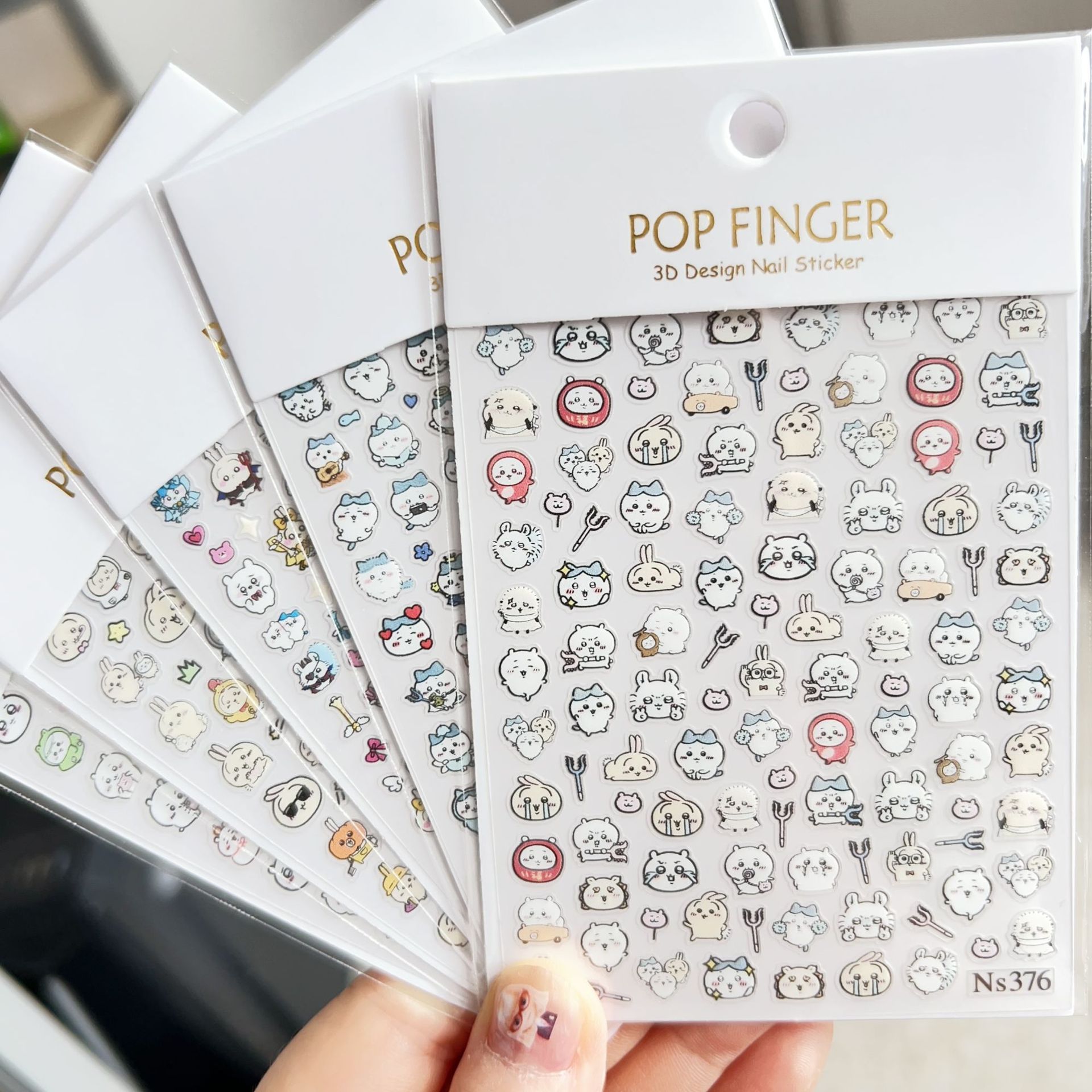 Nail Art - 5/10 adet Çizgi Film Anime Chiikawa