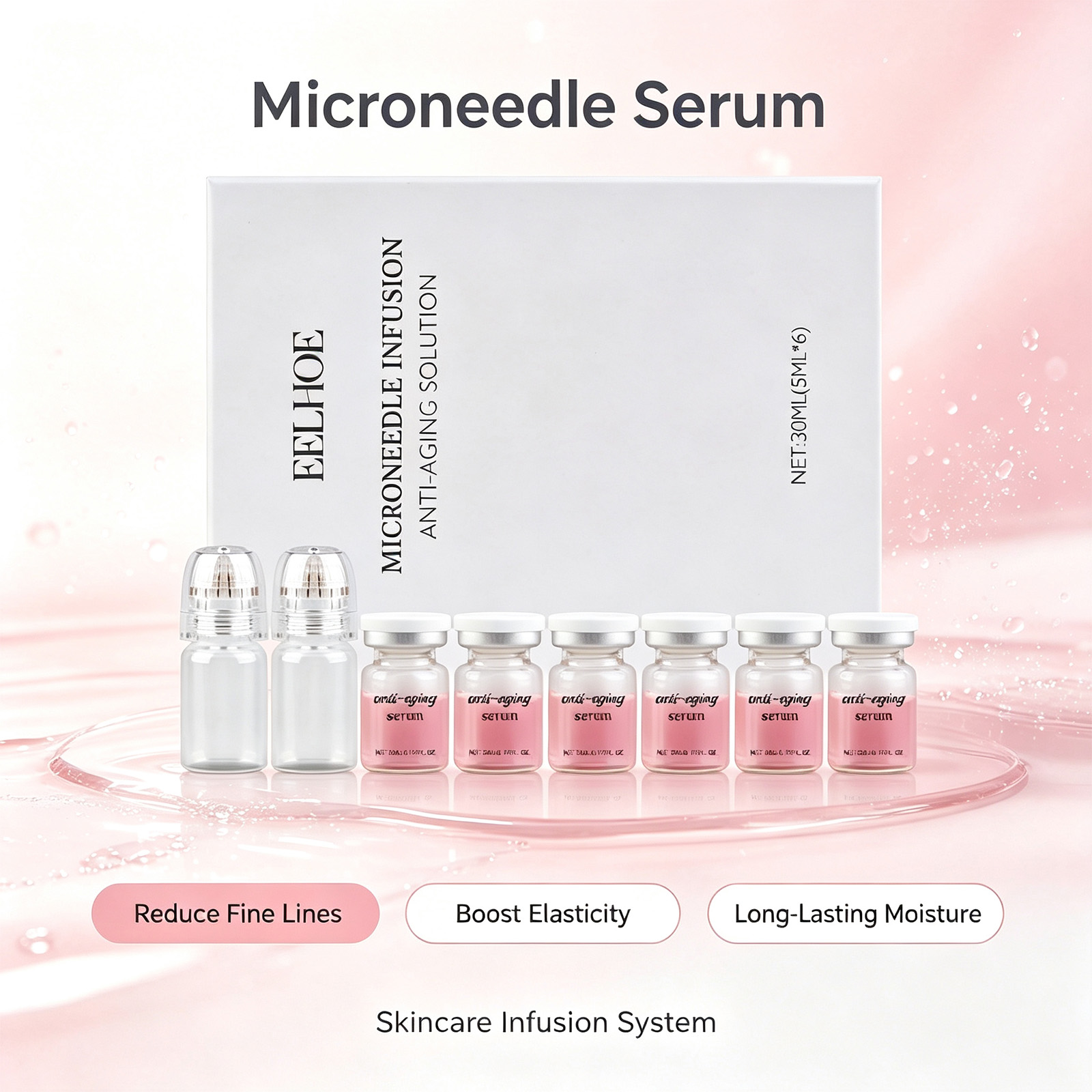 0,2 mm Mikro İğneli Serum Seti - Hyaluronic Acid Facial Serum incelemesi ve fiyatı