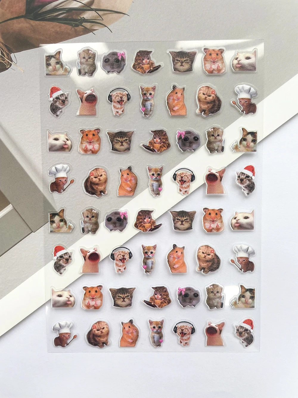 Mini Pvc Komik Kedi Posteri Ür - Nail Art incelemesi ve fiyatı